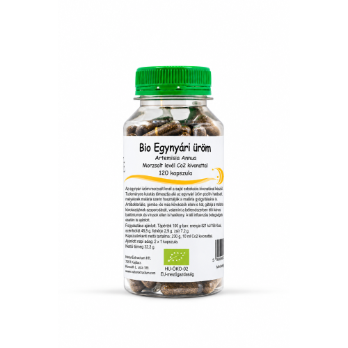 Bio Sweet Wormwood (Artemisia annua) capsule con estratto CO₂, 120 pz