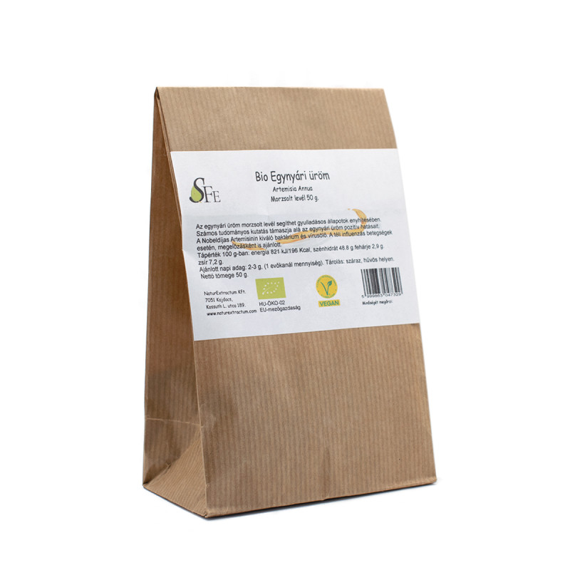 Egynyári üröm, Artemisia annua (morzsolt levél) 50 g Egynyári üröm, Artemisia annua (morzsolt levél) 50 g